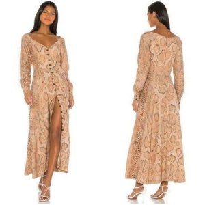 Mara Hoffman Silvana Leopard Print Maxi Dress 00